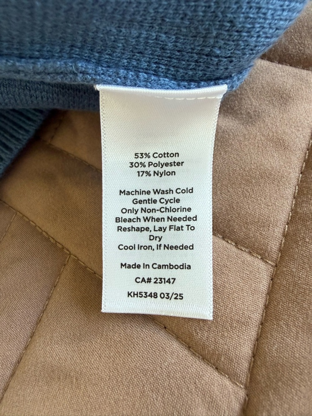 Talbots Blue Zip-Front Utility Jacket - Picture 8 of 12